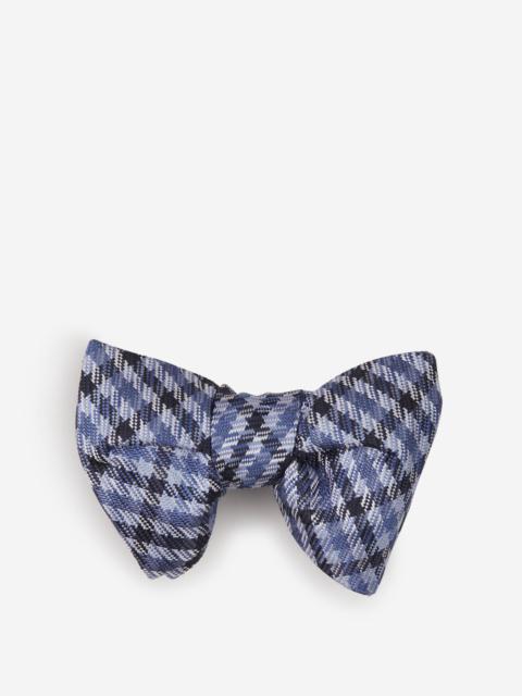 TOM FORD SILK HOUNDSTOOTH BOW TIE