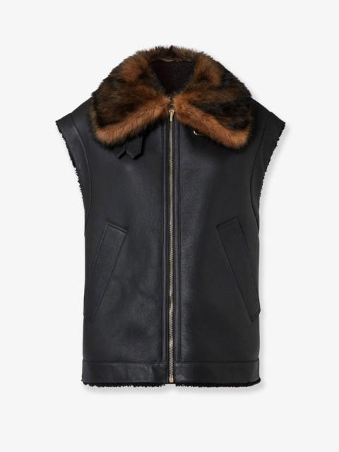 FENDI Fendi Women Sleeveless Sheepskin Jacket