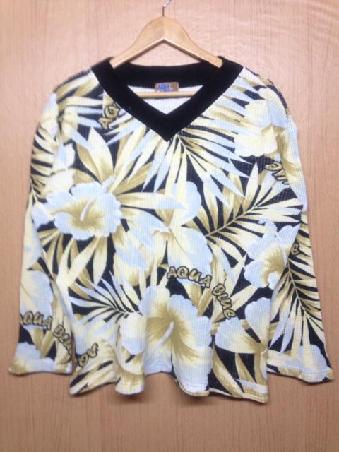 Other Designers Vintage - Aqua Blue Full Print Sweatshirt