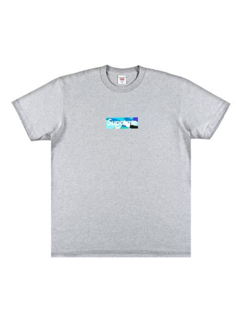 Supreme Supreme x Emilio Pucci Box Logo Tee 'Heather Grey/Blue'