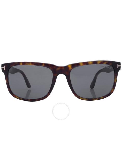 Tom Ford Stephenson Grey Square Men's Sunglasses FT0775 52A 56