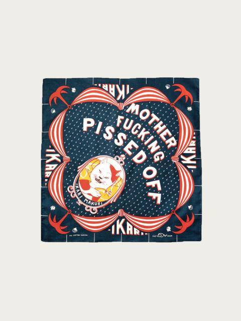 Kapital COLOR BANDANA IKARIMAKURI - NAVY