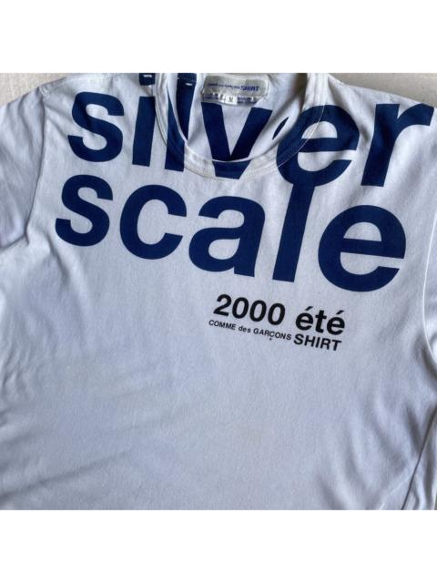 Comme Des Garçons Vintage SS00 Silver Scale Tee