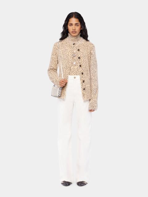 rabanne CARDIGAN IN BRUSHED KNIT