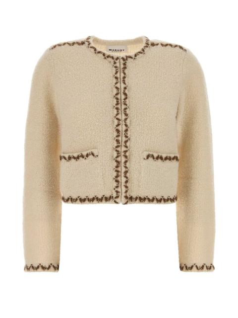 Isabel Marant Étoile Isabel Marant Etoile Women Ivory Wool Blend Rochelle Cardigan