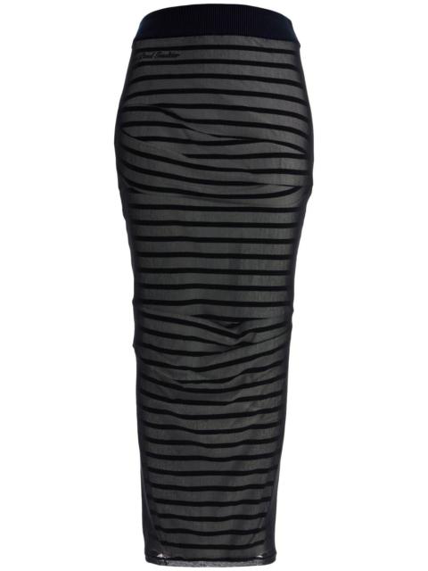 Jean Paul Gaultier "STRIPED SKIRT IN