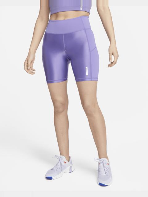 Nike Women's Nike Pro Mid-Rise 7" Biker Shorts