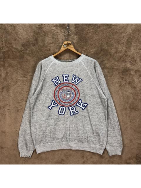 Other Designers Vintage - VINTAGE NEW YORK CITY HANES MADE IN USA SWEATSHIRT #5259-178