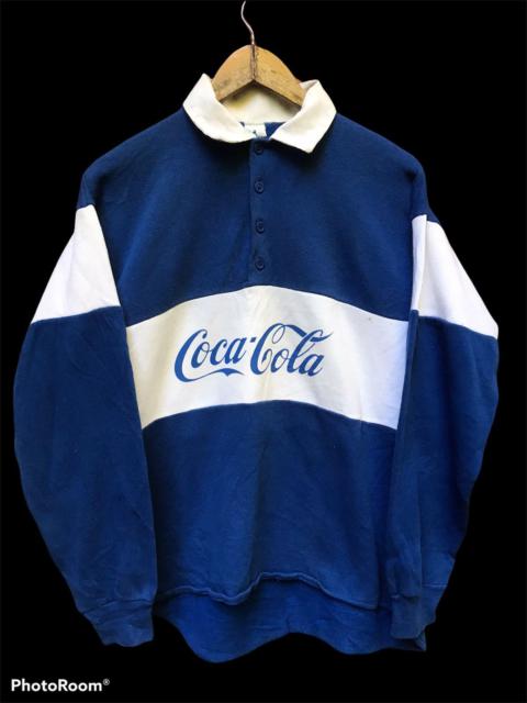 Vintage 70s Coca Cola Collared Sweatshirt