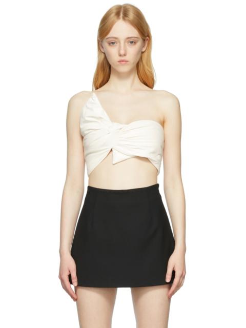 Ambush Off-White Leather Tank Top