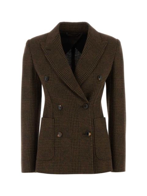 Max Mara Max Mara Women Embroidered Cotton Blend Zulma Blazer