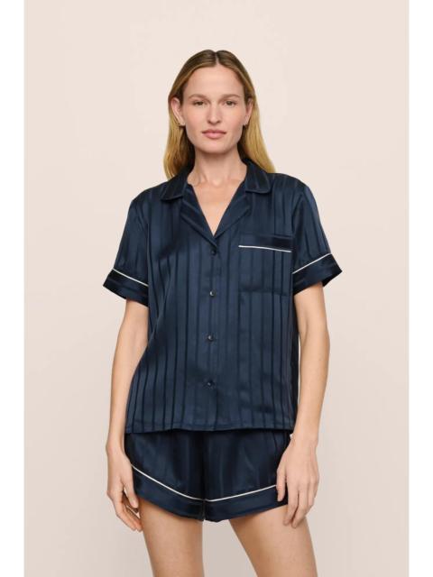 eberjey Inez Washable Silk Jacquard Short PJ Set