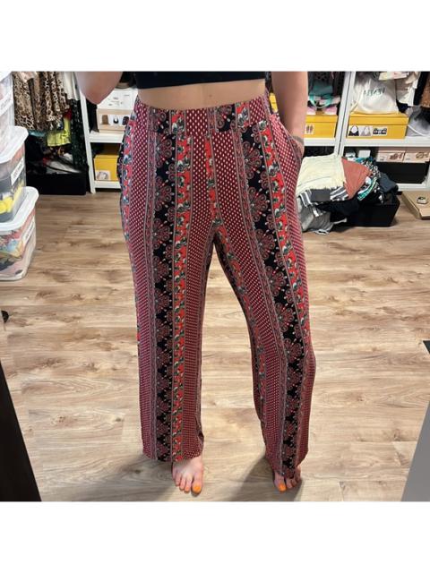 Other Designers H&M Divided Wide Leg Pull on Boho Printed Pants