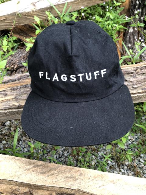 Other Designers Streetwear - Flagstuff Spellout Black Snapback