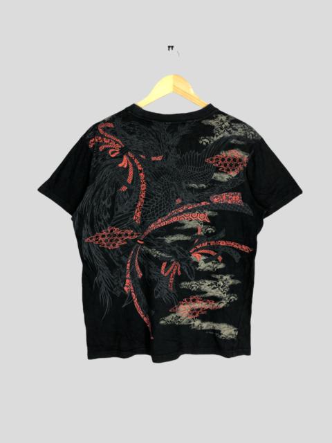 Other Designers Vintage - Bullet Noise Sukajan T Shirt embroidery dragon eagle