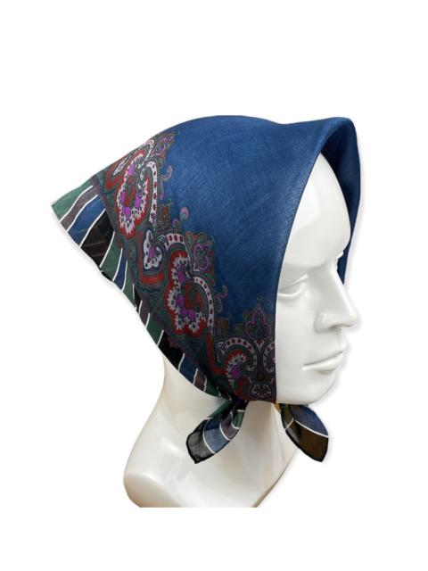 Other Designers Vintage - YVES SAINT LAURENT BANDANA HANDKERCHIEF NECKERCHIEFS-HC 0448