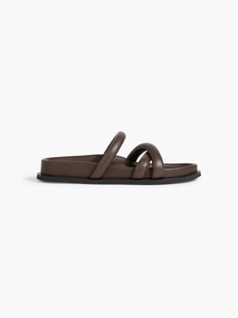 ST. AGNI Leather slides