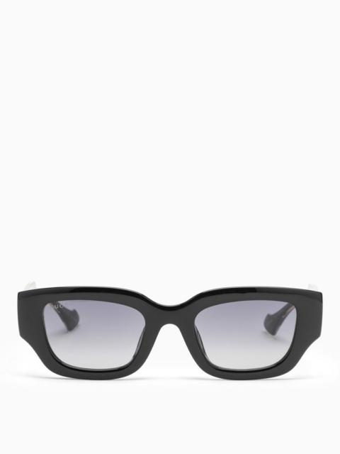 GUCCI Gucci Rectangular Black Sunglasses Women