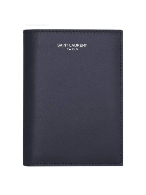 SAINT LAURENT Saint Laurent Smooth Leather Credit Card Wallet
