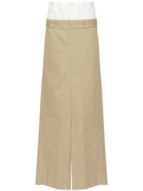 Maison Margiela Double Waisted Long Skirt