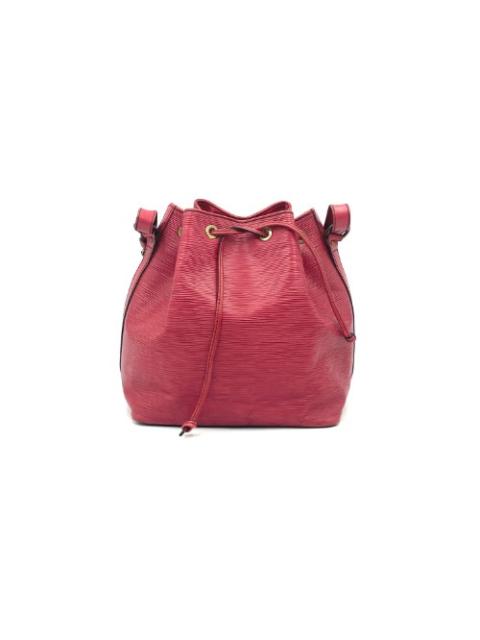 Other Designers Louis Vuitton Red Epi Neonoe Bucket Bag