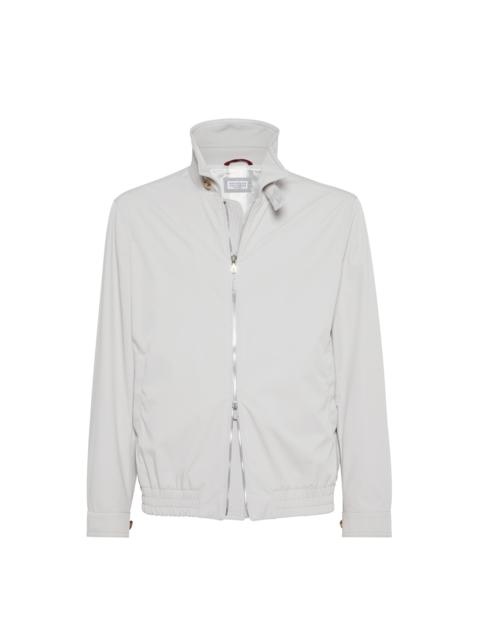 Brunello Cucinelli Brunello Cucinelli Nylon bomber jacket in Ivory at Nordstrom