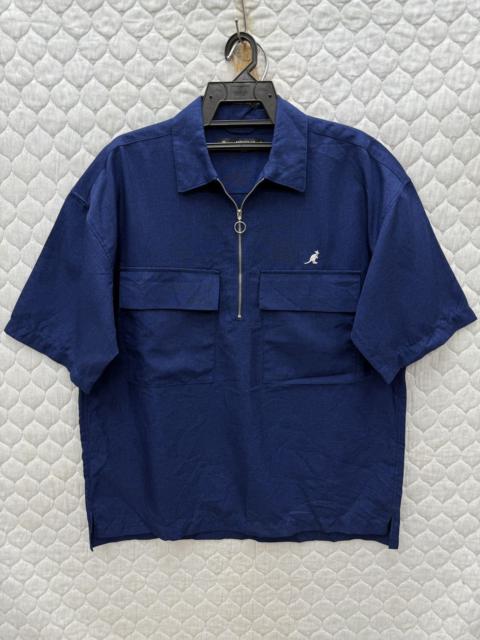 🔥🔥🔥STEALS KANGOL HALF ZIPPER SHIRTS