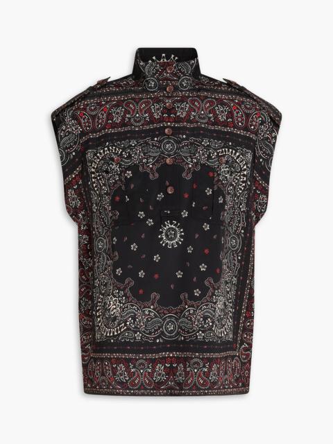 Zimmermann Paisley-print satin shirt