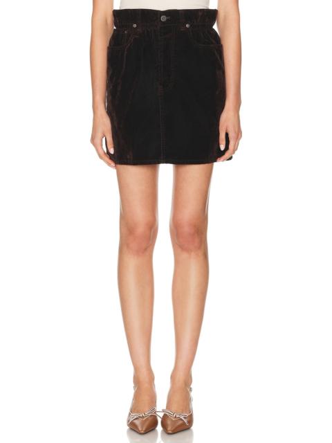 Miu Miu Velvet Mini Skirt