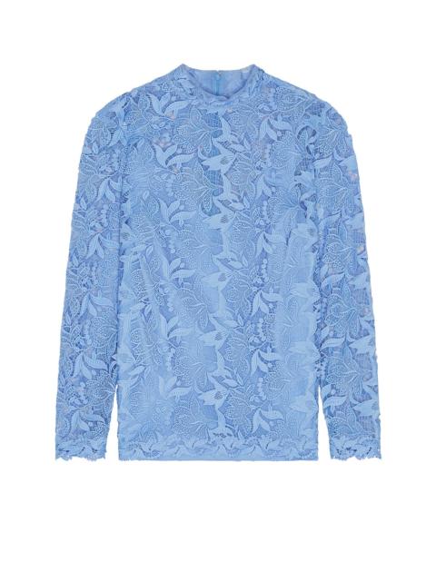 CAROLINA HERRERA Mock Neck Top