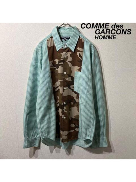 Comme des Garcons Homme SS11 Checkered and Camo Shirt