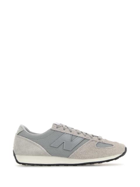 Junya Watanabe MAN Junya Watanabe Men Grey Suede And Mesh Junya Watanabe X New Balance Sneakers