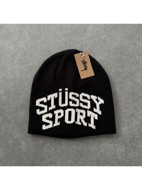 Stüssy STUSSY SPORT SKULLCAP BEANIE HAT - BLACK