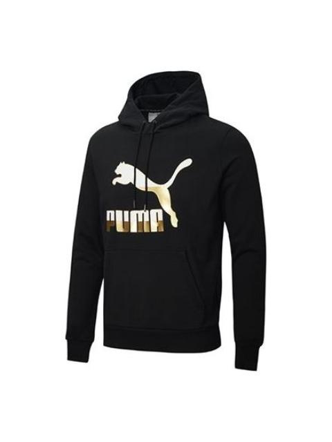 PUMA PUMA Classics Printing Drawstring Black Gold Color 599300-51