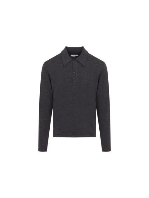 Lemaire Lemaire L/S Knitted Polo Sweater Men