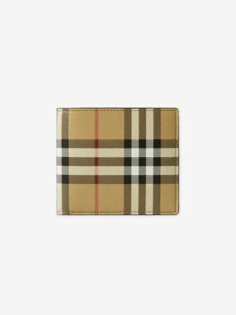 Burberry Check Bifold Wallet
