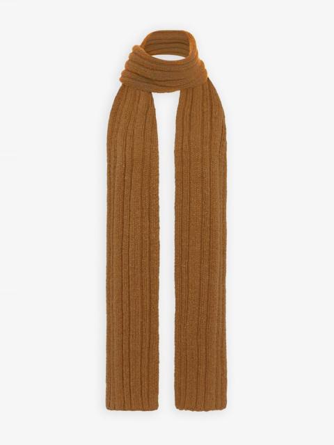 The Row Amos tan wool scarf