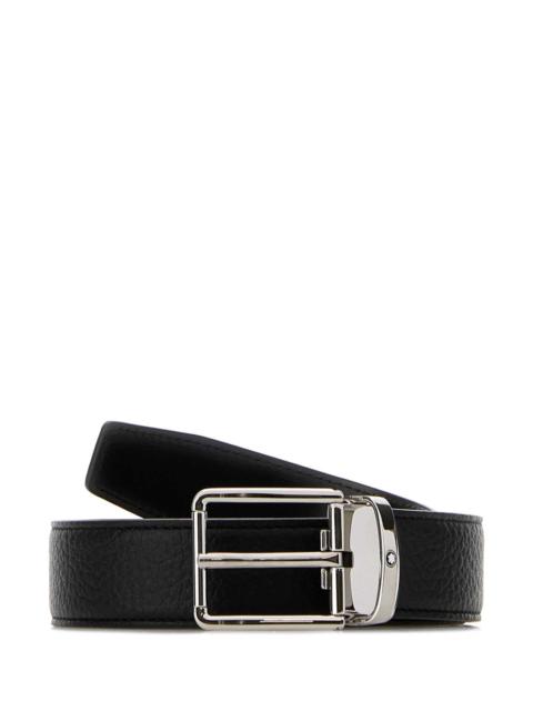 Montblanc Montblanc Men Everyday Black/Black 30Mm Reversible Leather Strap