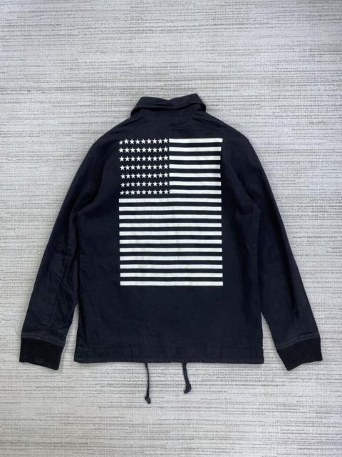 Other Designers If Six Was Nine × Vintage - Vintage BLUE Japan By Mangrove American Flag Coach Jacket