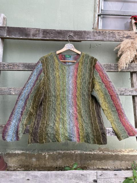 Other Designers Cardigan - Vintage Coloured Wool Coogi Inspired Long Sleeve Women