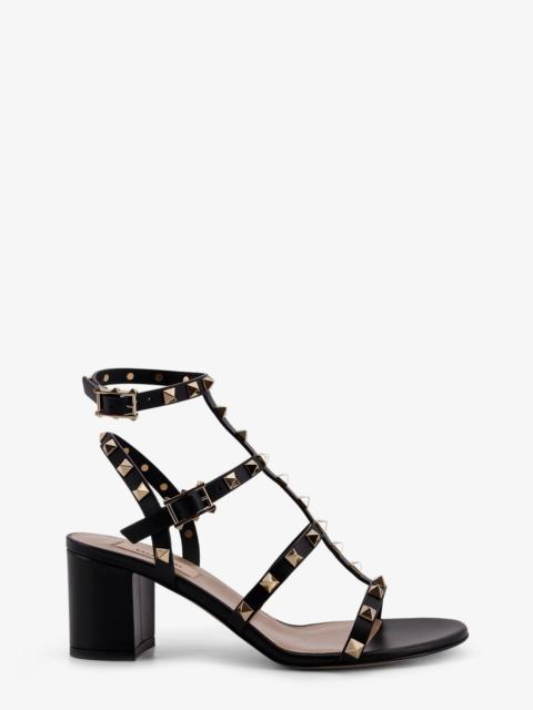 Valentino Valentino Garavani Rockstud Leather Sandals With Iconic Studs