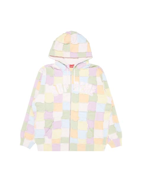 Supreme Supreme Reverse Patchwork Zip Up Hooded Sweatshirt 'Multicolor'