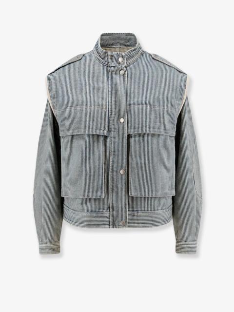 Isabel Marant Étoile Marant Étoile Edany Cotton Twill Jacket Blue