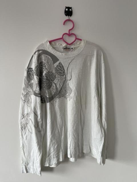 Other Designers Japanese Brand - Rare Vintage KARAKURI TAMASHI Sukajan Dragon White