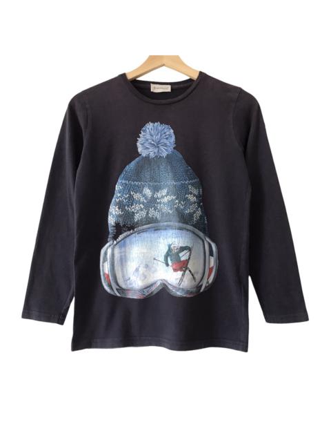 Moncler Authentic Moncler Italian Luxury Ski WMN Longsleeve Tee