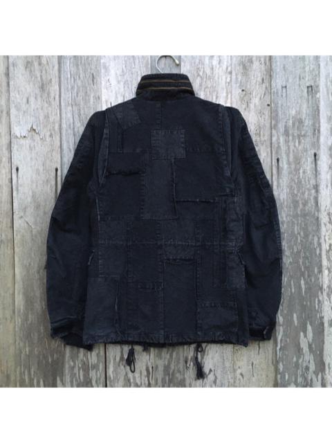 Other Designers Vintage - Vintage Deconstructed Punk Rare Patchwork Jacket