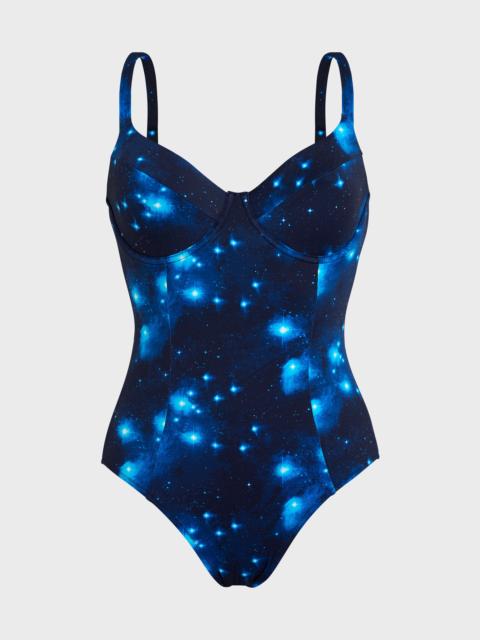 Vilebrequin WOMEN UNDERWIRE ONE-PIECE SWIMSUIT PÉGASE