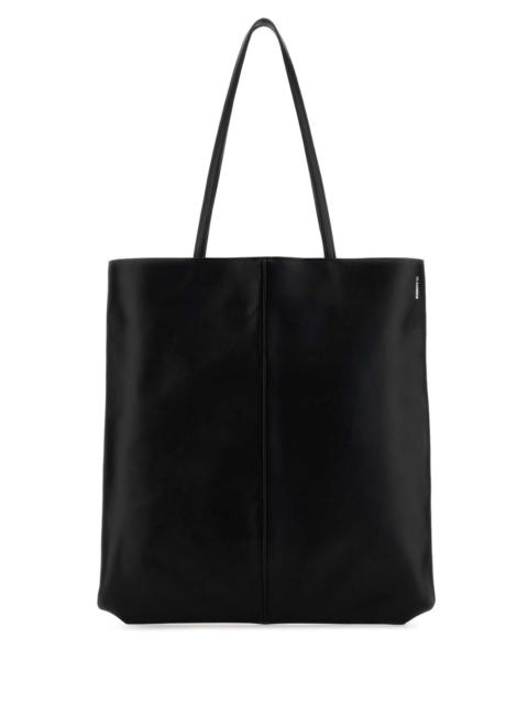 Jil Sander Jil Sander Men Black Leather Linea Shopping Bag