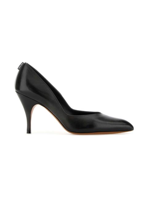 Miu Miu Black Leather Pumps