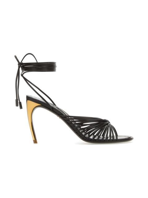 FERRAGAMO Tacco Oro Sandalo